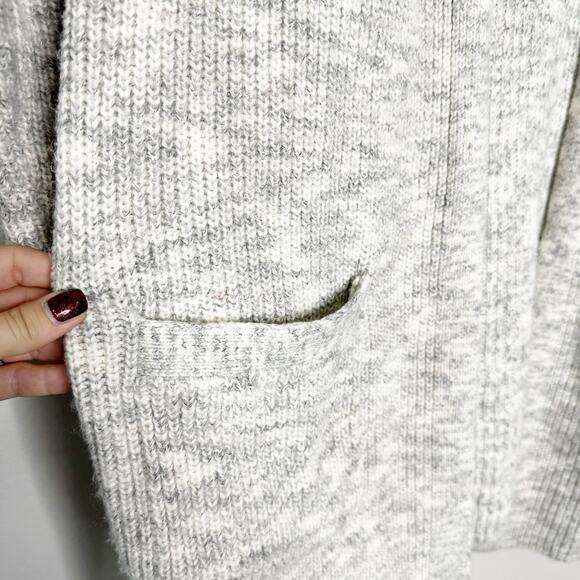 Marine Layer Womens Cabin Cardigan Oversized Chunky Knit Open Front Gray Size S - Picture 5 of 8